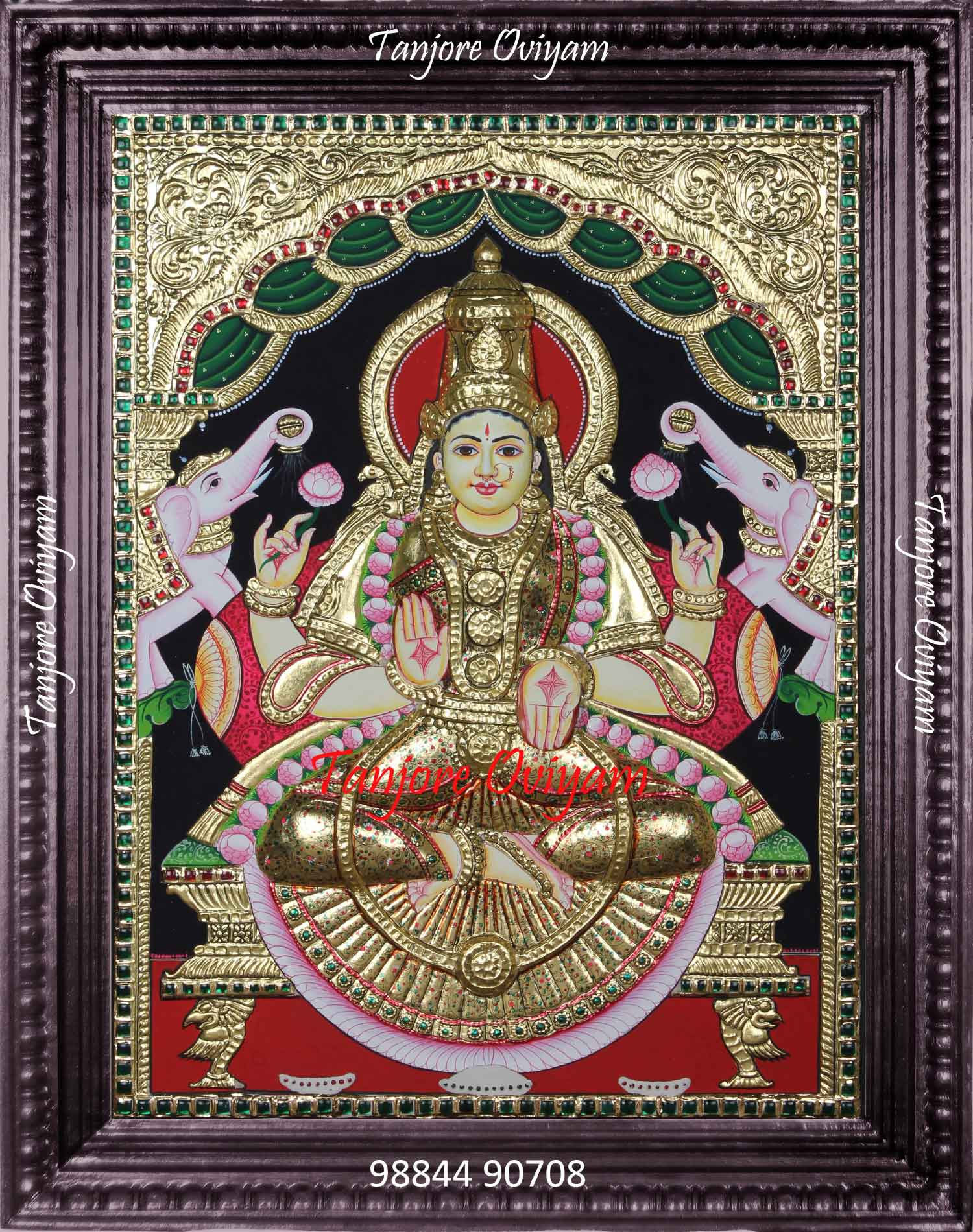 Embossing Gajalakshmi